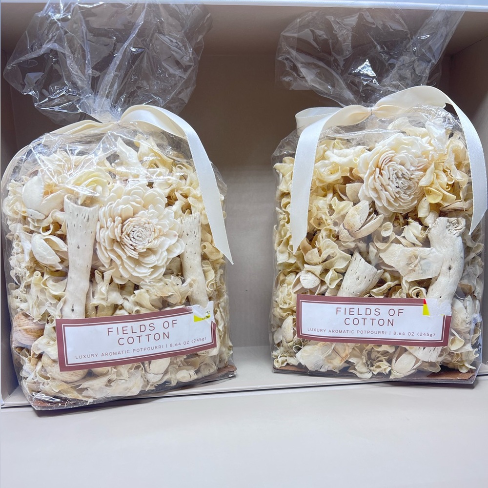 New 2 Hobby Lobby’s Fields of Cotton Luxury Aromatic Potpourri Bag Floral Petals